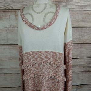 Free People mixed media top small